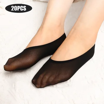 10Pairs/Multe Femei Vara Ciorap Papuci Sosete Invizibile pentru Femei Picioarele Pantof Nu Arată Șosete pentru Femei, Fete Vara Non-alunecare de Șosete