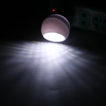 ITimo Confort Auto Senzor de Lumină Atmosfera a CONDUS Lumina de Noapte 360 Manual de Rotație Dormitor Lampa UE Plug Noutate Lampa