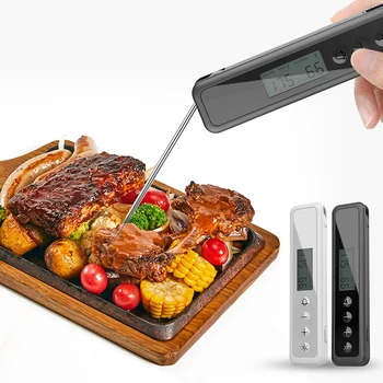 Termometru de Bucatarie Digital Cu Alarma Prompt Funcție de Memorie Pentru Gătit Mâncare GRĂTAR Sonda Carne Senzor de Temperatură Gadget-uri de Bucătărie