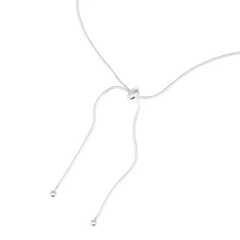 XIYANIKE Culoare Argintie Șarpe Lanț Colier Feminin Clavicula Lanț Reglabil Scurt Moda Stil Simplu Decor Petrecere