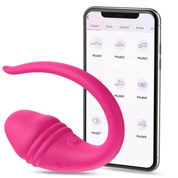 Se frământa Jucărie pentru Adulți fără Fir Bluetooth G Spot Penis artificial Femei Vibrator de Control de la Distanță APP Uzura Vibratoare Ou Clitoris sex Feminin Chilotei