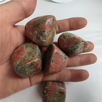 Naturale Unakite Piatra Specimen de Reparare Rock Minerale Piatră de Vindecare Cadou Bijuterii Accesorii decor Acasă Reiki Acvariu