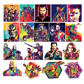10/30/50PCS Colorate Marvel Avengers Super-Erou Autocolante Rece Skateboard Depozitare Auto pentru Laptop Graffiti Decalcomanii Autocolant Copil Jucărie