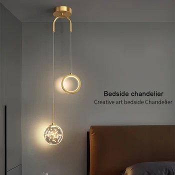 Nordic Pandantiv cu LED-uri de Lumină de Iluminat Interior Pentru Casa Living Bucatarie Masa de Lumina Dormitor Decor Agățat Lampă de Plafon