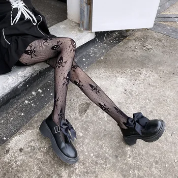 Moda Femei Ciorapi Ciorapi Sexy cu Ochiuri deget in fund Ciorapi de Nylon Imprimare Pirat jambiere Ciorap de Femeie Ciorapi Șosete Siamezi