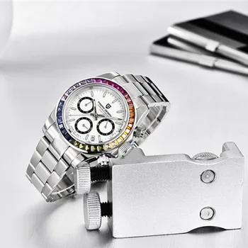 PAGANI DESIGN Nou Ceas Barbati Moda Sport Cuarț Ceas de Brand de Lux din Oțel Inoxidabil de Afaceri rezistent la apa 100M Relogio Masculino