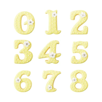 9pcs/set Dimensiuni Mari 0-8 Număr Forma de Cookie-Cutter Fondant Biscuiti Cookie-uri Mucegai Tort de Decorare Instrument de Patiserie de Copt Accesorii