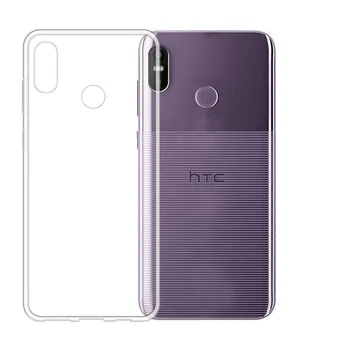 Pentru HTC Desire 21 20 Pro U20 5G Ultra Subțire Transparent Slim Silicon Moale TPU Caz de Telefon Mobil Gel Capac Sac