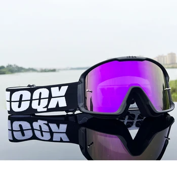 IOQX Moto ochelari de Soare cu Motocicleta în aer liber cameră Dublă Lentile Ochelari Ochelari ATV-uri Pentru Ochelari Motocross ATV Casque MX Motocicleta Ochelari de cal
