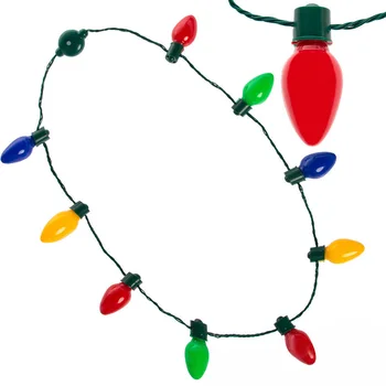 Crăciun Aprinde Becul Colier Copii Adulți Portabile Lumini de Bijuterii de Vacanță Decor Petrecere de Crăciun colier luminos PAK55