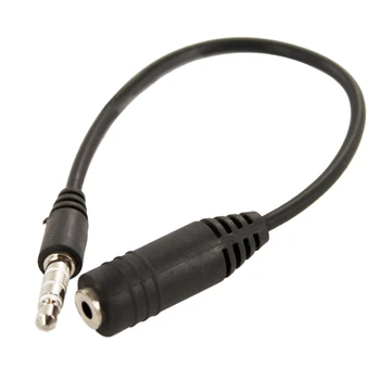 Mai nou 2.5 mm Feminin de 3.5 mm de sex Masculin 3 Inele Jack Stereo Adaptor On/Off Activate cablu audio prelungitor
