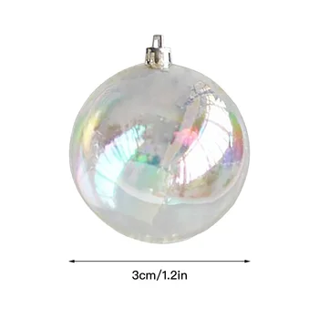 Bile de crăciun Fleac Ornament Transparent Pandantiv Cadou Pachet Consumabile din Plastic DIY Cutie de Partid Decor Acasă de Ziua Clare