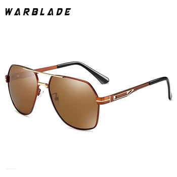 WarBLade Mens Polarizat ochelari de Soare pentru Sport în aer liber Conducere Polaroid ochelari de Soare Barbati Pilot Cadru Metalic Ochelari de Soare Gafas De Sol