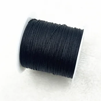 30 M/Rola 0,4 mm Cablul de Nailon Fir Nod Chineză Macrame Cord Brățară Împletită Șir DIY Ciucuri ștrasuri din Mărgele Shamballa Șir Fir