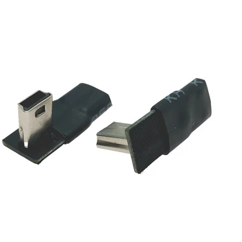 SUS/FAC/LE/RI Mini/Micro USB Tip a Male la USB Micro B Femeie de 90 de Grade la Stânga Unghi Adaptor