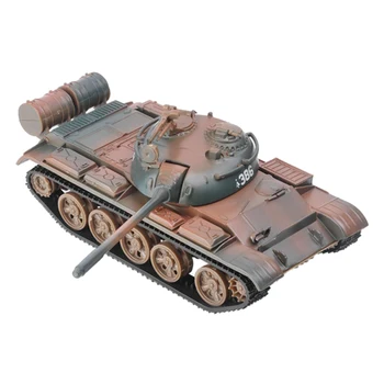 Diecast 1:43 T55 Rezervor Model Kit de Construcție Puzzle-uri 3D Tanc de Lupta Model Kit DIY Decorare Masă