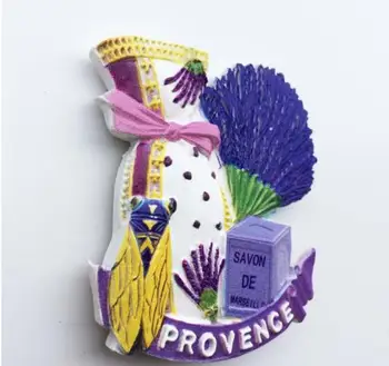 Franța, Provence Magneti de Frigider 3D Peisaj Frigider Magnetice, Autocolant Decor Acasă de Călătorie Suveniruri