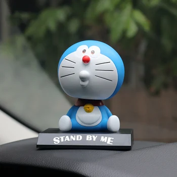 Anime Doraemon Bobble Nobita Nobi Figura Papusa Tremura Capul De Acțiune Model De Mașină De Jucărie Deco Copii Cadou De Ziua De Nastere