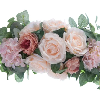 Trandafir Artificiale Flori De Nunta Ghirlanda Arc Aranja Buiandrugului Coroană De Flori Agățat De Perete Ornamente Decor Acasă Consumabile Partid