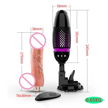 Realist Telescopic Vibrator Vibrator De Control De La Distanță De Încălzire Artificial Penis Butt Plug Anal Sex Mașină Erotice Jucarii Sexuale Pentru Femei