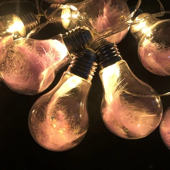 LED Mingea Șir Lumina Plant Decor Becuri Lumina Siruri de caractere 2m Baterii Creative Șir de Iluminat pentru Petrecerea de Nunta Dormitor