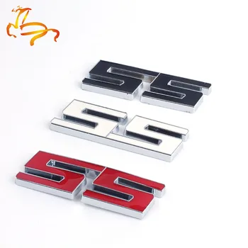 1 bucată 3D metal autocolante auto SS scrisoare emblema insigne de styling auto logo decalcomanii auto accesorii decor alb negru rosu culoare