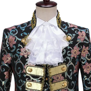 Fals Guler Victorian, Renaissance Detasabila Guler și Manșete Ciufulit Jaboul de Dantelă Guler Etapă Petrecere Fantezie Steampunk Costum