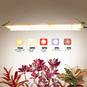 Samsung LM282B Cuantice LED-uri Cresc Light 850W Spectru Complet de Interior Plante care Cresc Lampa Hidroponice Interior Semănat Legume Floare Floare