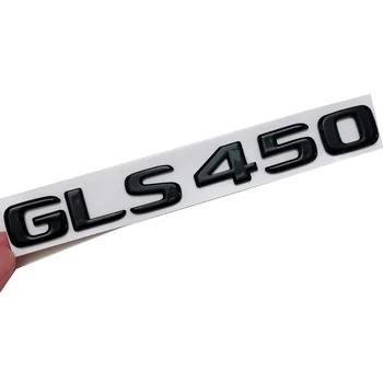 3d ABS Litere Negre Mașină de Portbagajul din Spate Insigna Autocolant GLS450 4MATIC Emblema Logo-ul Pentru Mercedes GLS450 X167 X166 W167 Accesorii