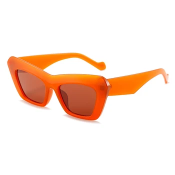 Femei ochelari de Soare Ochi de Pisica Nou Brand de Moda Designer de Roșu Mare Cadru ochelari de Soare Femei Vintage Ochelari de Nuante oculos de sol UV400