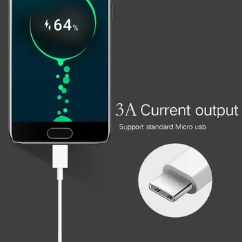 USB de Tip C Cablu Pentru Samsung S21 Xiaomi Poco 3A Încărcare Rapidă Sârmă Cablu USB-C Încărcător de Telefon Mobil de Tip C Cablu