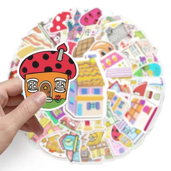 10/30/50PCS de Desene animate Drăguț Model de Casa Autocolante Camera Anime DIY Bicicleta Bagaje de Călătorie Laptop Graffiti Decalcomanii Autocolant Copil Jucărie Decal F5