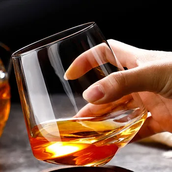 300ml Con Pahar de Whiskey Pahar de Vin HeatResistant Cristal Transparent de Sticlă Ceașcă Drinkware Bar Pentru Coniac, Bere, Vodcă Pahar