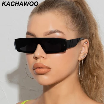 Kachawoo mici rama de ochelari de soare retro femei dreptunghiulară leopard alb negru ochelari de soare pentru barbati elegant uv400 Europene picătură navă