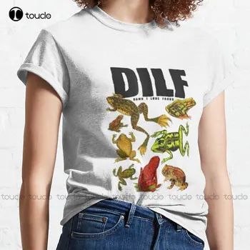 Dilf La Naiba Îmi Place Broaște Clasic T-Shirt Drăguț T-Shirt Face Design-Ul Personalizat Aldult Teen Unisex Digital De Imprimare Tricouri Noi