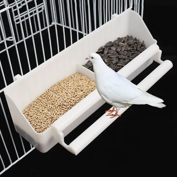Papagal Păsări de Apă Agățat Castron Papagal Alimentator Cutie Cusca din Plastic Container pentru Alimente Bujor Xuanfeng perus consumabile