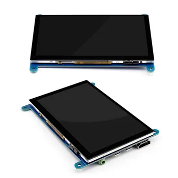 Elecrow 5 inch Touchscreen Monitor Portabil HDMI 800 x 480 Ecran Tactil Capacitiv LCD Afișează Raspberry Pi 4 Display