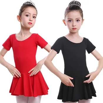Fata De Balet, Dans, Rochie Pentru Fete Balerina Dans Fata Rochie De Gimnastica Pentru Copii Copil De Balet Tricou Body Haine Negru Rosu