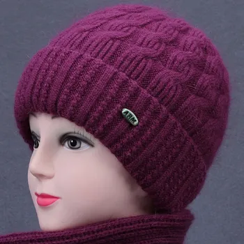 2022 Noi Lână Tricotate Pălărie de Moda pentru Femei Gros Cald de Primavara Toamna Iarna Retro Elegant Cadou pentru Petrecere în aer liber Palarie Cald