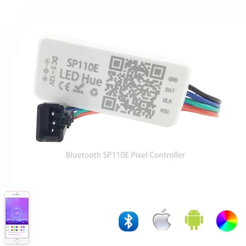 SP110E Bluetooth WS2812 Pixel Controler Benzi WS2811 WS2812B Dimmer SK6812 RGB RGBW APA102 WS2801 pixeli Benzi cu Led-uri IOS Android