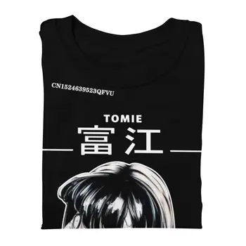 Bărbați Tomie Junji Ito Uzumaki Tricouri Emo Clothesd Bumbac Tricouri Moda T-Shirt Harajuku Groază Manga Anime Teuri Alternative