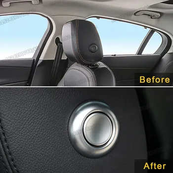 Scaun auto tetiera perna butonul de reglare inel de ornamente pentru jaguar f-pace 2016 2017 2018 2019 2020 2021 2022 e-ritmul xe xe accesorii