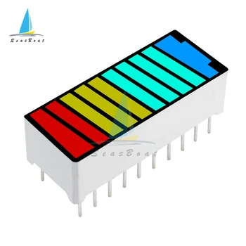 1BUC Modul de Afișaj LED 10 Segment Bargraf Lumina Modulul de Afișare Grafic cu Bare Ultra Luminos Roșu Galben Verde Albastru Culori Multi-color