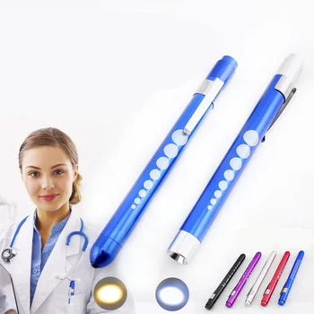 LED Medicale Clinice Stilou Lumina Oftalmic Elev Pen-Lumina Alb / Galben Lumina Medicale Speciale Examen ORL Lampa