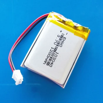 103040 3.7 V 1200mAh lipo litiu polimer baterie Reîncărcabilă + JST PH 2.0 mm 2pin mufă pentru MP3 GPS DVD recorder cască camera
