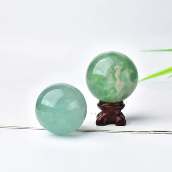 Naturale Fluorit Verde Mingea 150-500g Lustruit Glob Masaj Mingea Reiki rafinat Piatră de Reabilitare Decor Acasă Suvenir