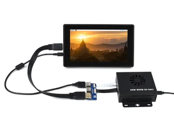 CM4-IO-BASE-Accesori D,CM4-IO-BASE-CUTIE-B + USB Adaptor HDMI, Pentru Raspberry Pi Calcula Modulul 4