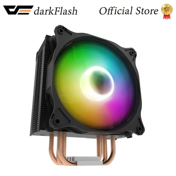 DarkFlash ARGB CPU Cooler pe Aer 4 Conducte de Căldură 120MM LED 4Pin PWM CPU Radiator Aer pentru Intel LGA 1150 1151 1155 1200 1366, AMD