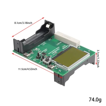 Display LCD Capacitate Baterie Tester MAh MWh 18650 Baterie Litiu Digital de Măsurare Baterie cu Litiu Detector de Modul de Instrumente