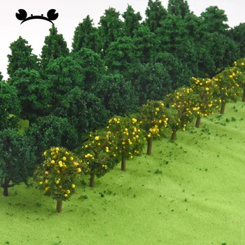 40pcs HO OO Z TT Scara din Plastic Model în Miniatură Copaci Pentru Construirea de Trenuri de cale Ferată Aspect Peisaj Peisaj Accesorii Jucarii